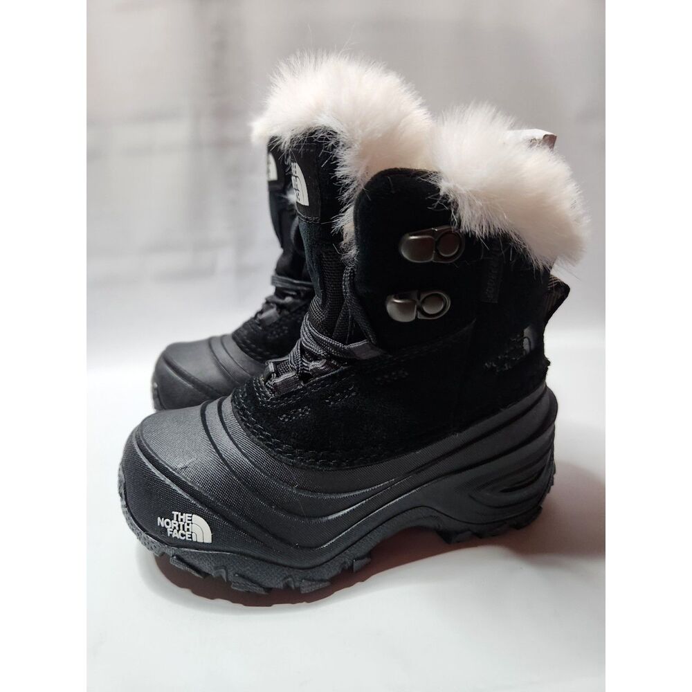 The North Face Shellista V Lace WP Winter Boots – Kids Size 10 – Black